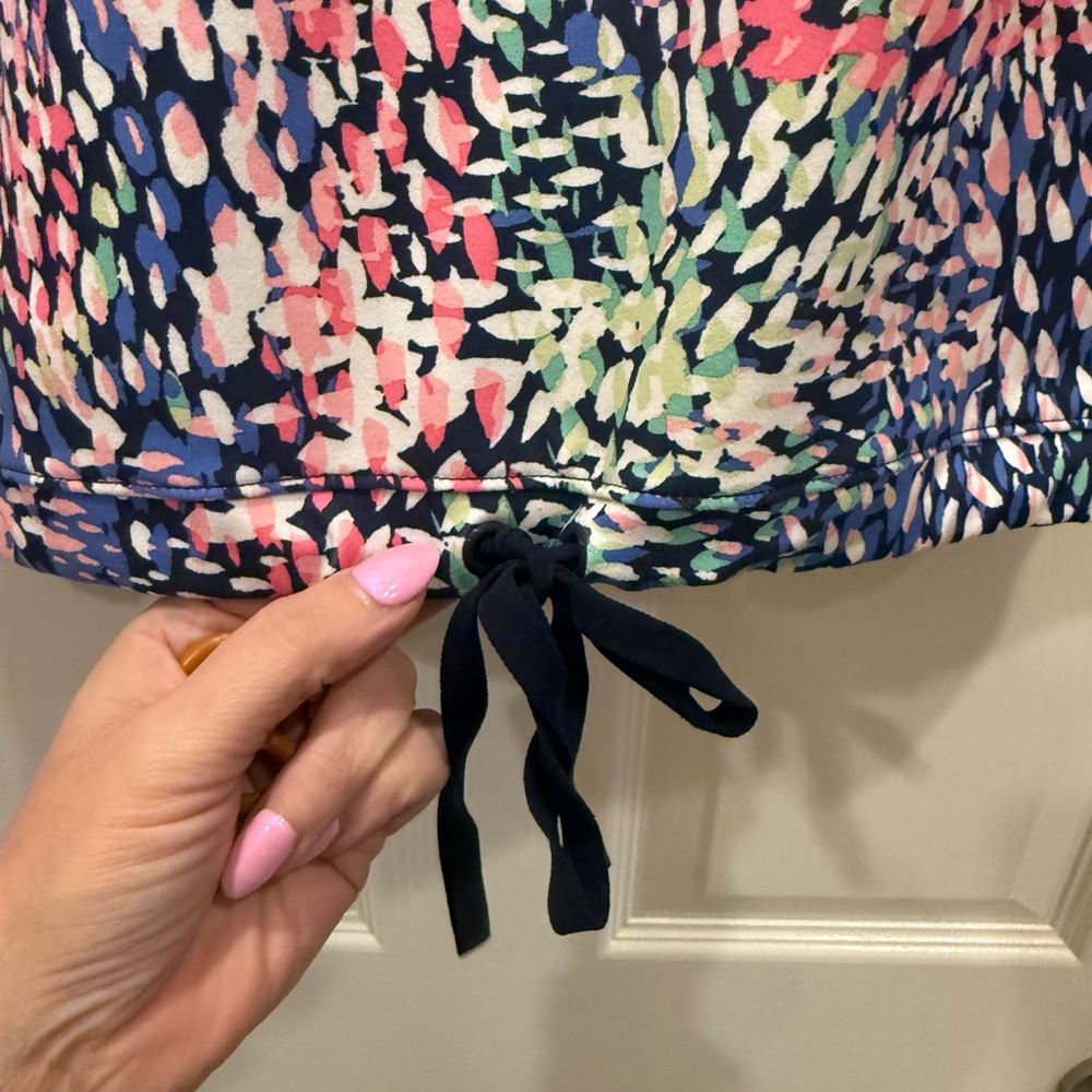 Talbots Multicolor Patterned Half Zip Sweatshirt - image 3